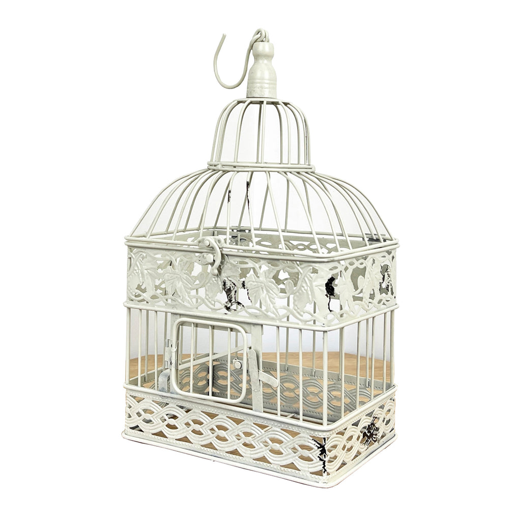 22cm x 28.5cm Decorative Bird Cage - Distressed
