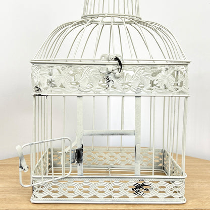 28cm x 47cm Decorative Bird Cage - Distressed