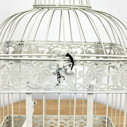 28cm x 47cm Decorative Bird Cage - Distressed