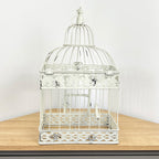 28cm x 47cm Decorative Bird Cage - Distressed