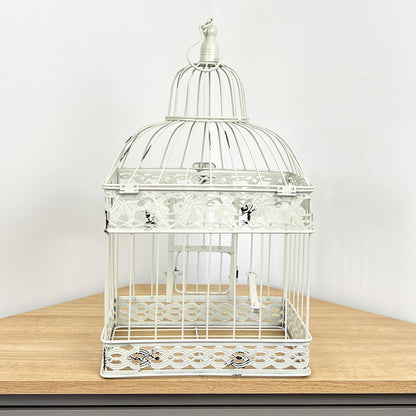 28cm x 47cm Decorative Bird Cage - Distressed