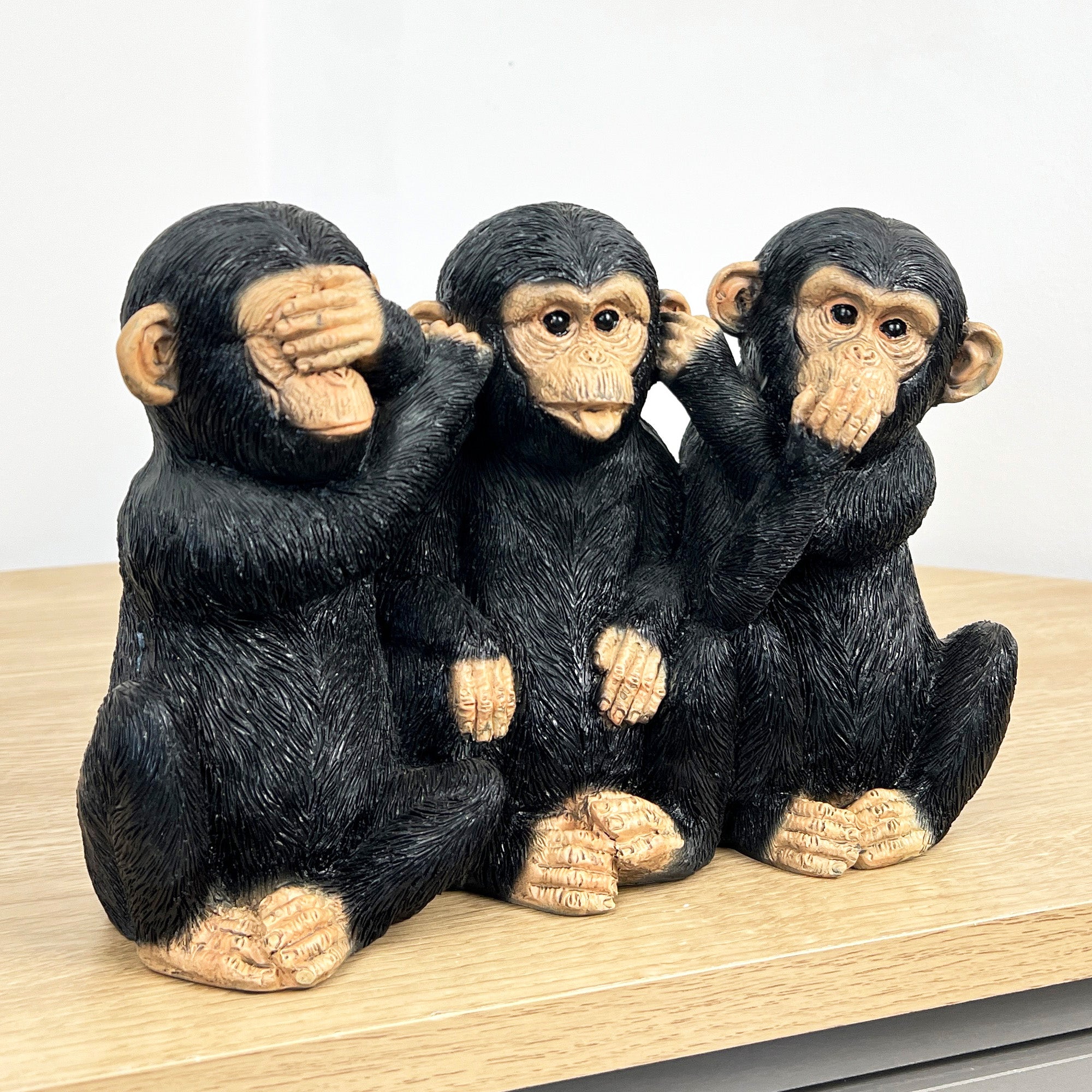 See Speak Hear No Evil Monkeys Ornament – Resin