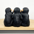 See Speak Hear No Evil Monkeys Ornament – Resin