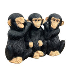 See Speak Hear No Evil Monkeys Ornament – Resin