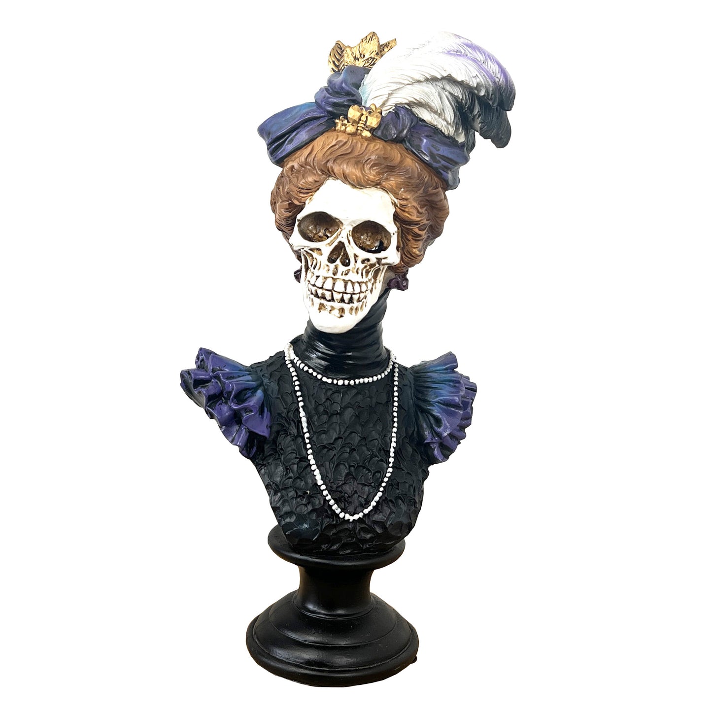 39cm Large Female Skeleton Bust Ornament