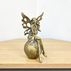 18cm Fairy Sitting on Ball Ornament – Resin