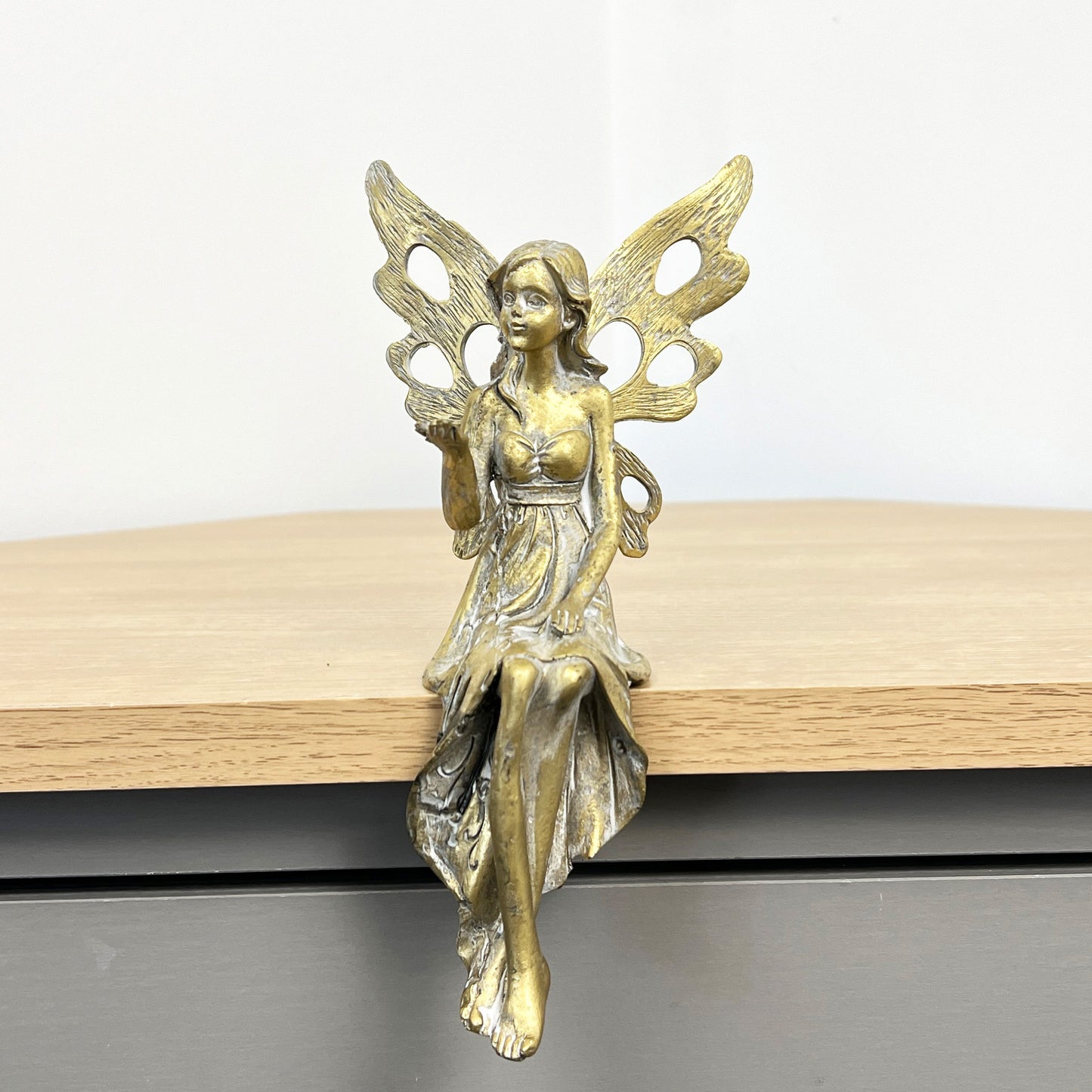 Shelf Sitting Fairy Ornament – Resin