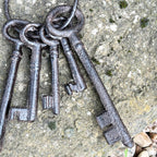 Large Bunch of Antique Style Jailer Keys