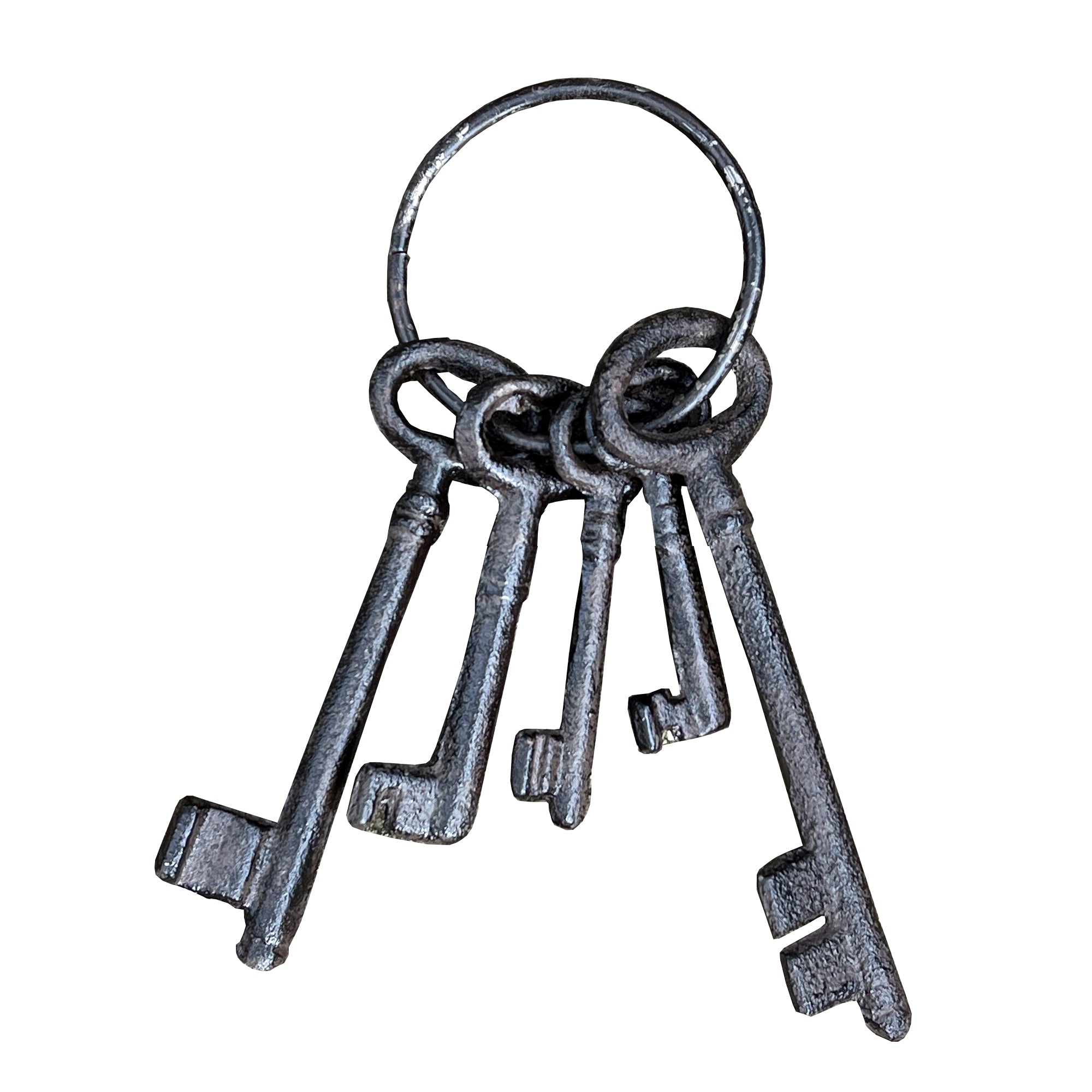 Large Bunch of Antique Style Jailer Keys