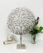 Silver Coral Sculpture, Height: 52.5cm
