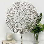 Silver Coral Sculpture, Height: 52.5cm