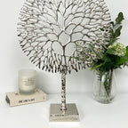 Silver Coral Sculpture, Height: 52.5cm