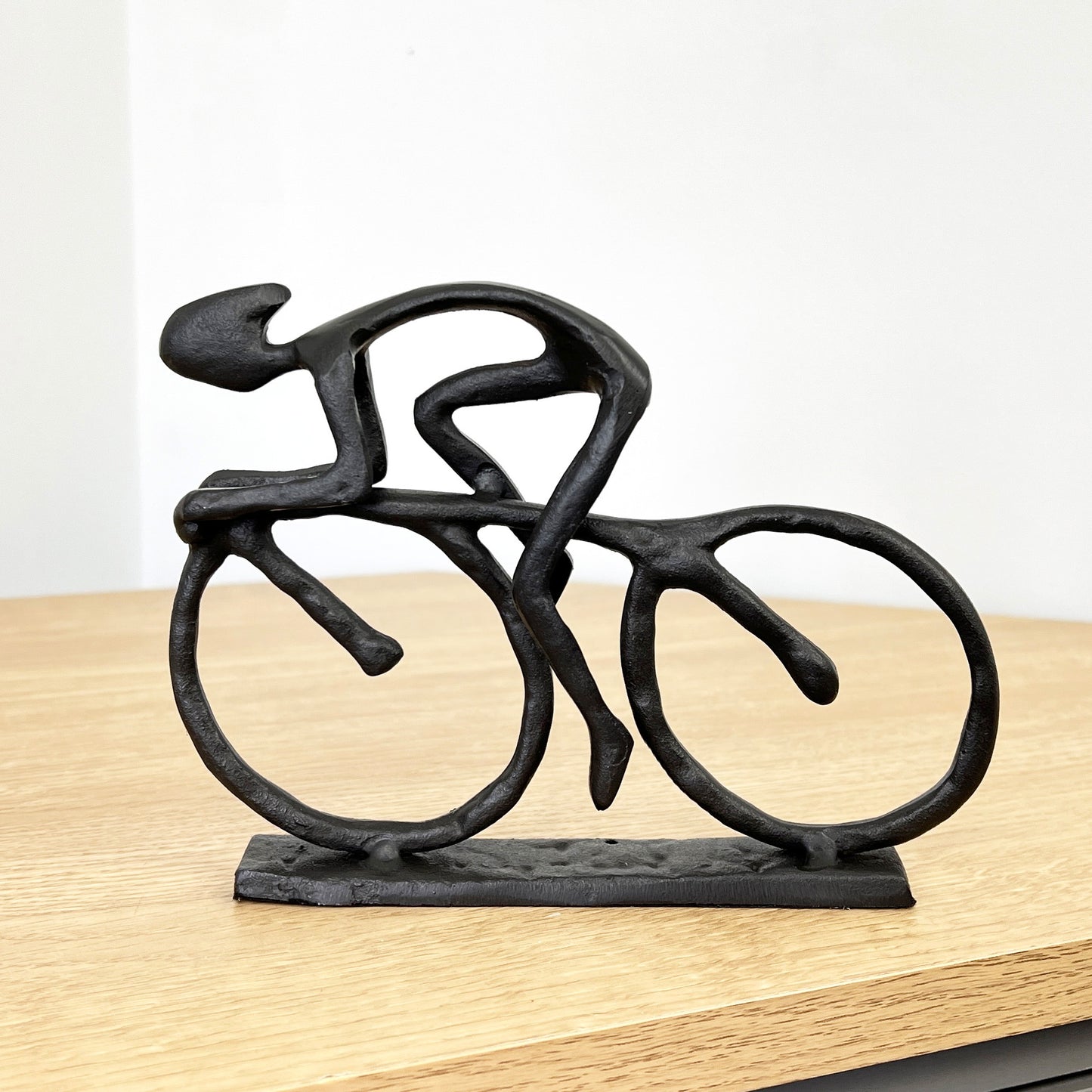 5" Small Racing Cyclist Sculpture