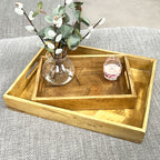 Rectangular Herringbone Pattern Tray