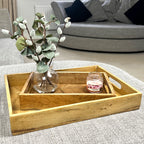 Rectangular Herringbone Pattern Tray
