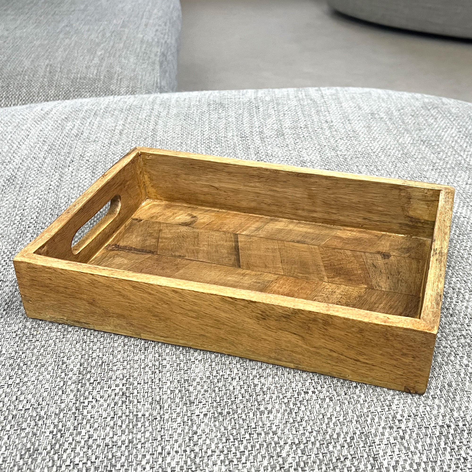 Rectangular Herringbone Pattern Tray