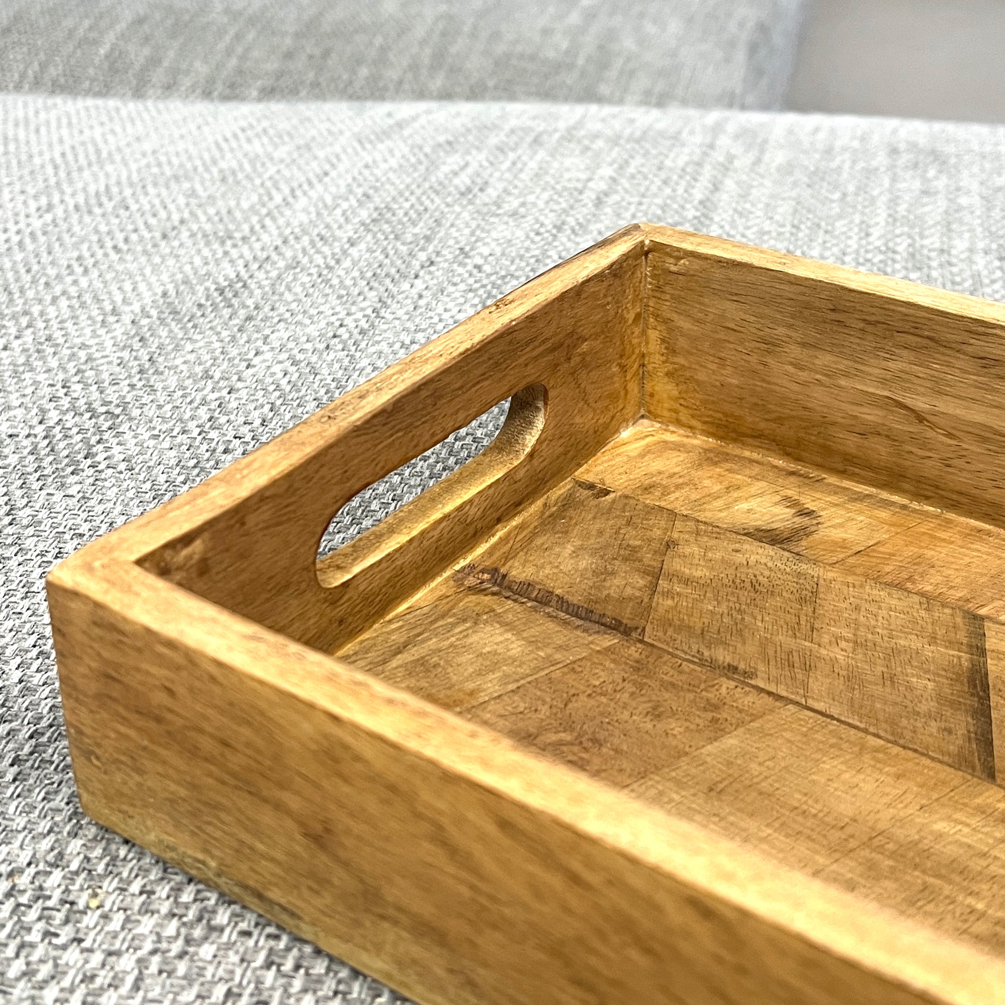 Rectangular Herringbone Pattern Tray