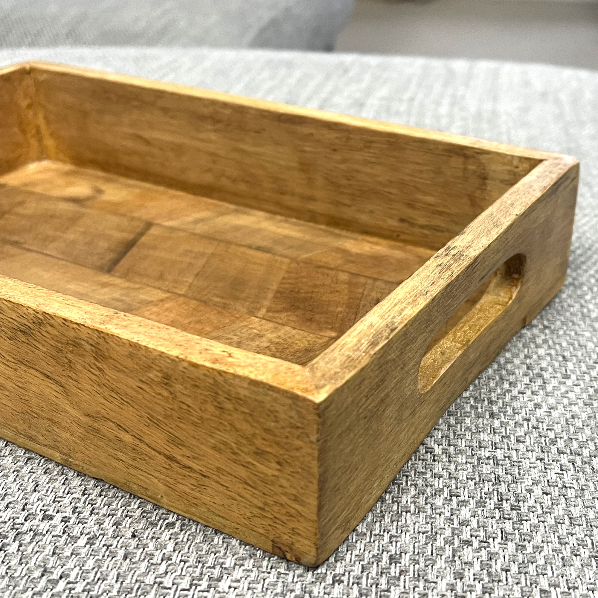 Rectangular Herringbone Pattern Tray