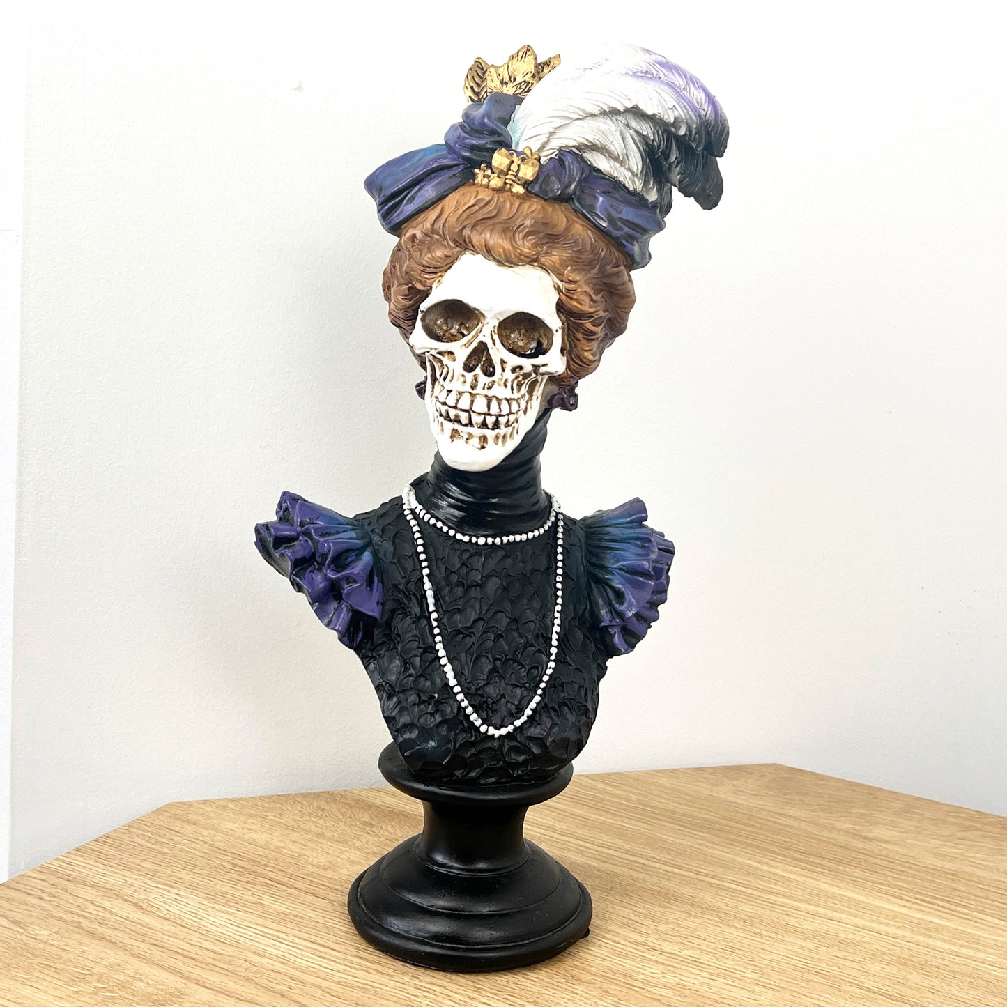 39cm Large Female Skeleton Bust Ornament