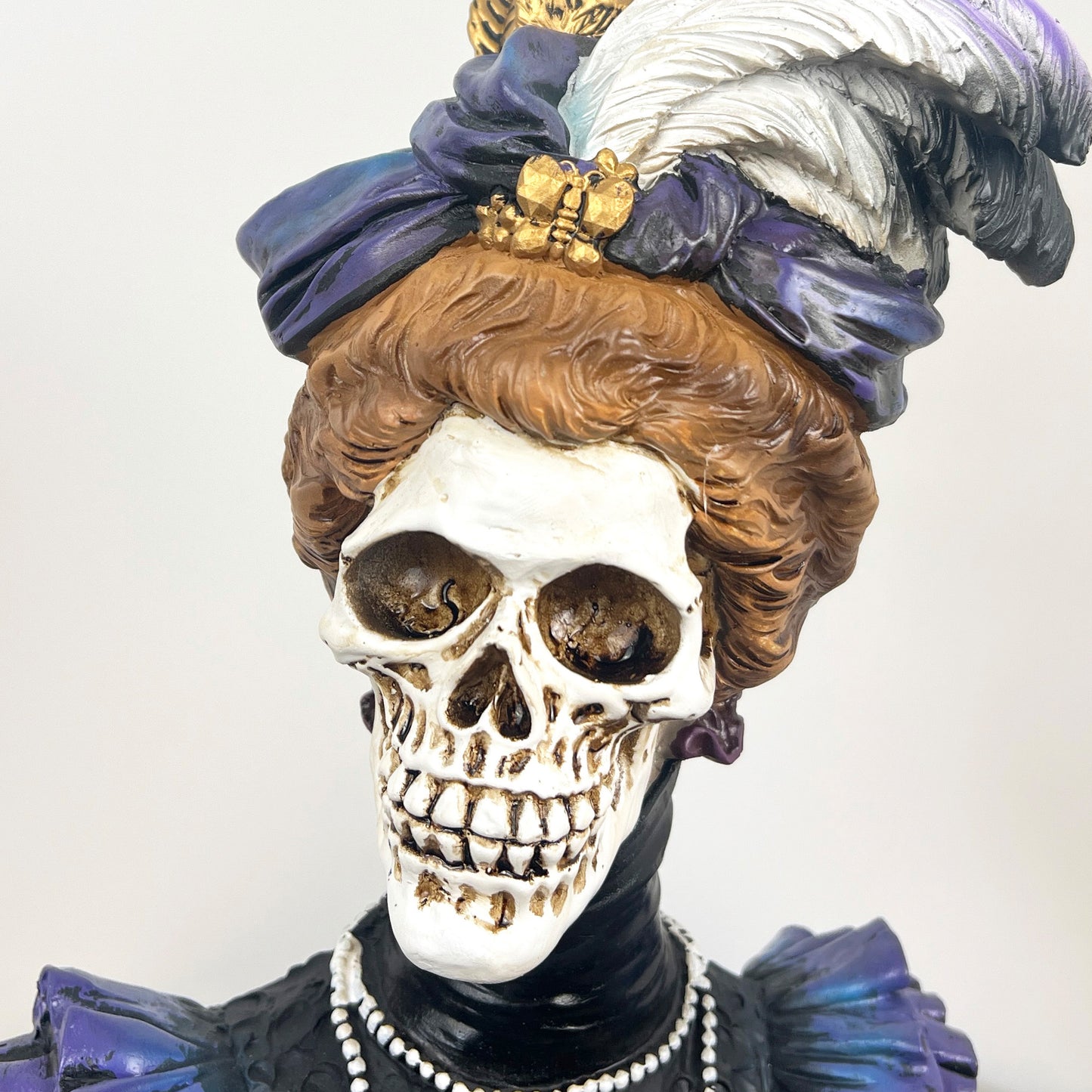 39cm Large Female Skeleton Bust Ornament