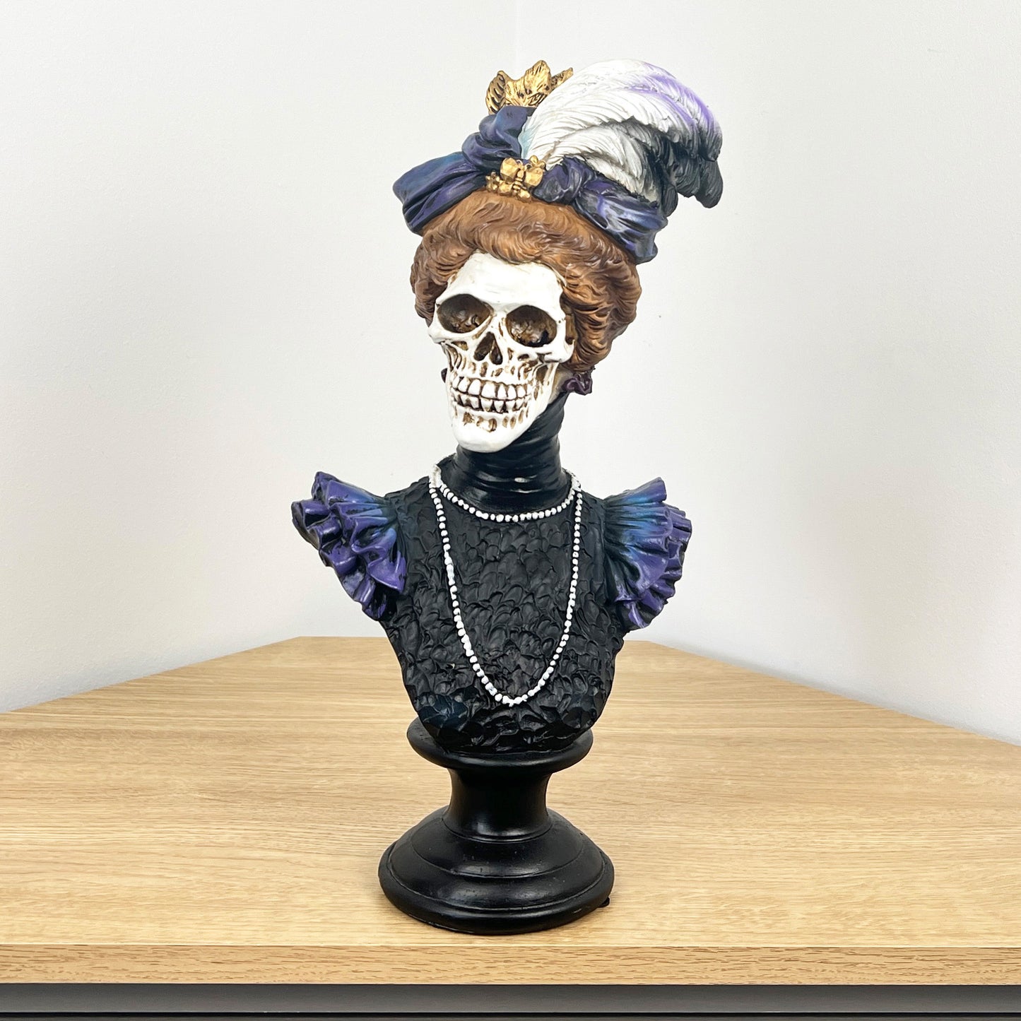 39cm Large Female Skeleton Bust Ornament