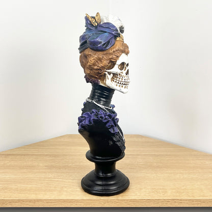 39cm Large Female Skeleton Bust Ornament