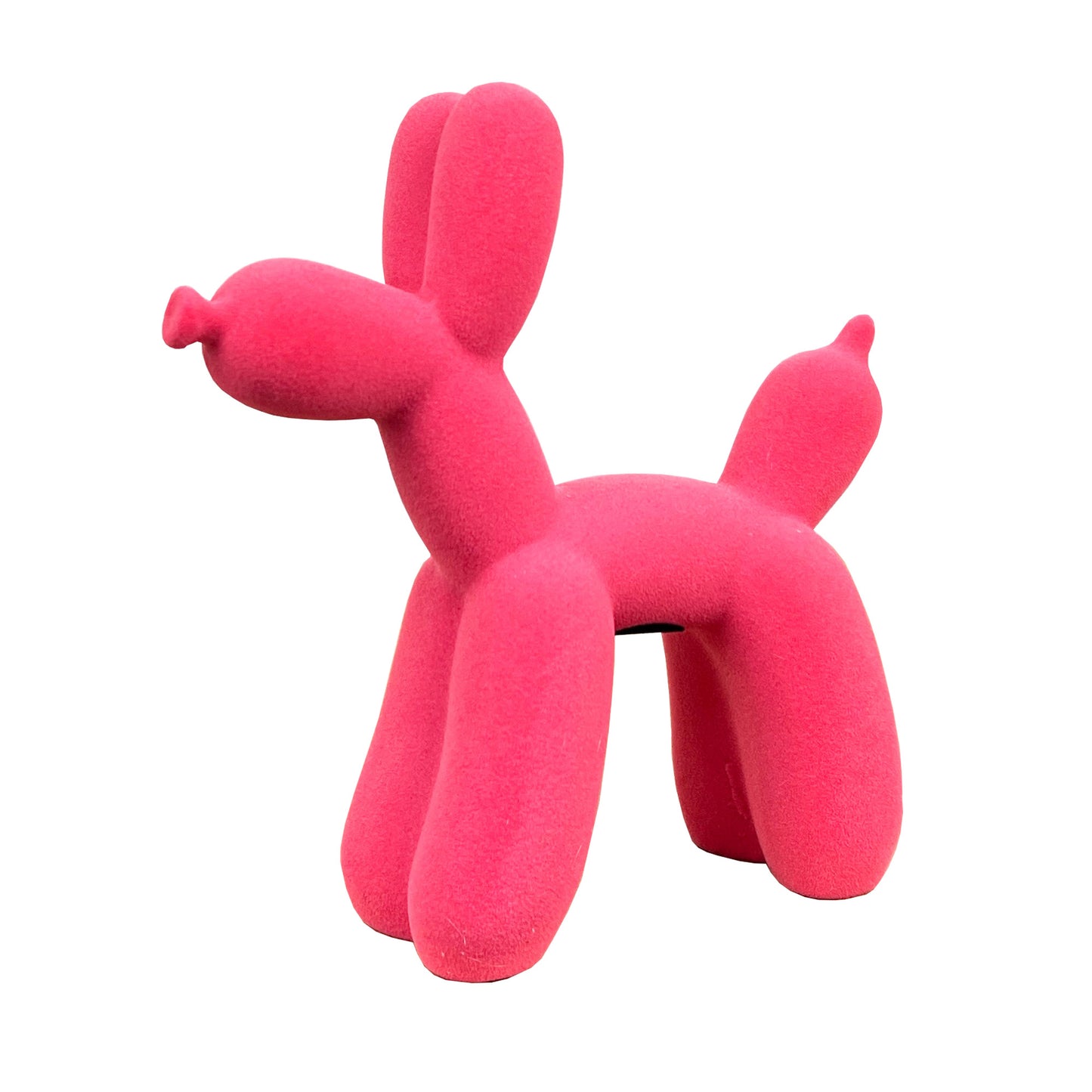 Small Pink Fabric Balloon Dog Ornament