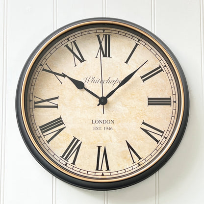 LargeWallClockforHomeAntique-Numerals- CloseUp