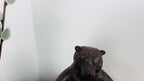 Bear Ornament Coasters with Holder Set