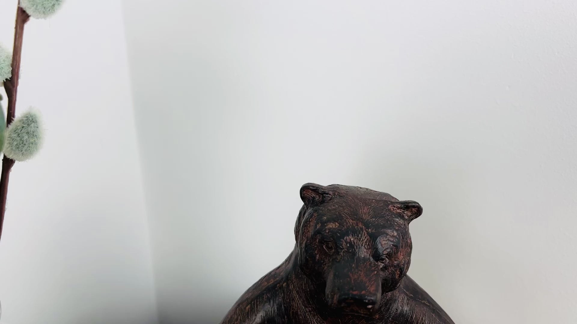 Bear Ornament Coasters with Holder Set