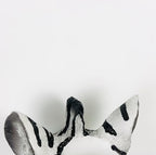 Zebra Head Wall Planter - Resin