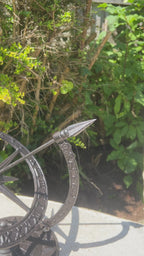 Armillary Sundial – Cast Iron