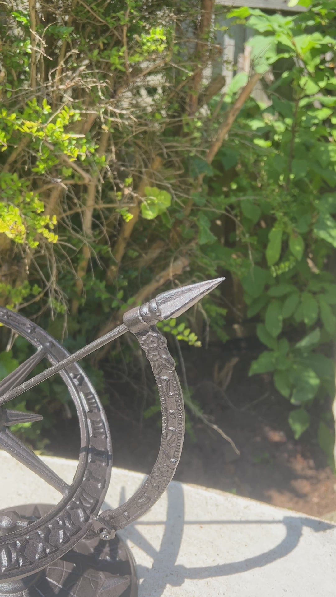Armillary Sundial – Cast Iron
