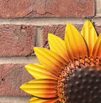 Set of 3 Sunflower Head Wall Decorations