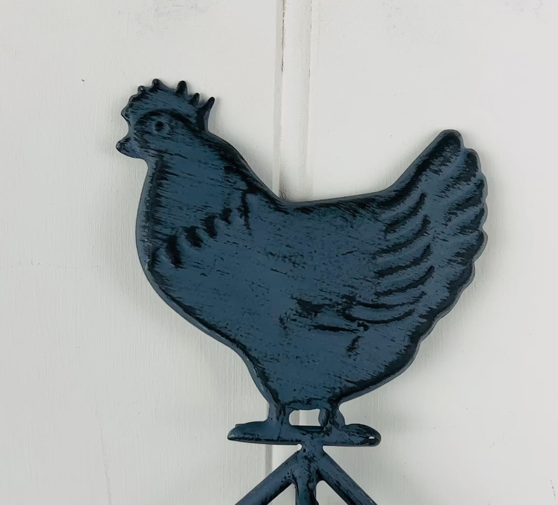 Wall Mounted Cockerel Mug Tree Holder