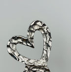 Large Hearts Sculpture on Wood