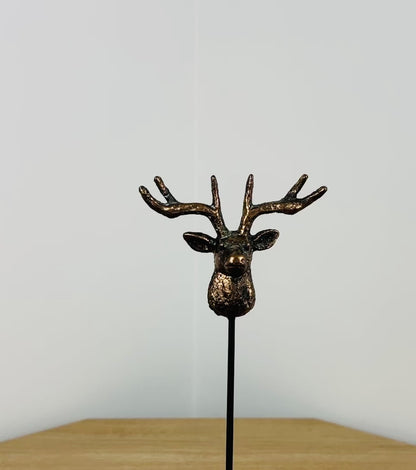 Metal Stag Head Jewellery Stand Hanger