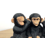 See Speak Hear No Evil Monkeys Ornament – Resin