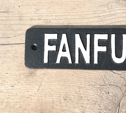 41.5cm Cast Iron 'Fanfuckintastic' Wall Sign / Plaque