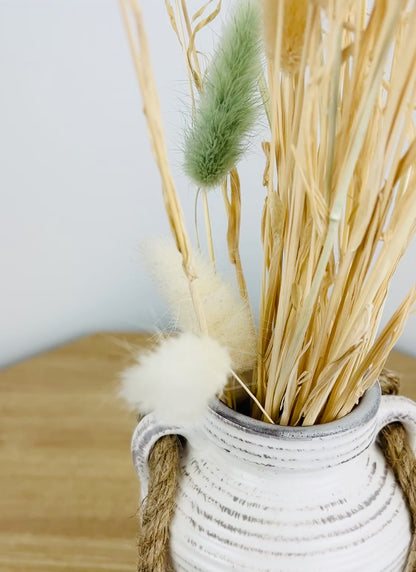 Natural Interiors Vase with Rope Handle