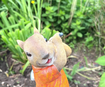 Squirrel Playing Golf Ornament