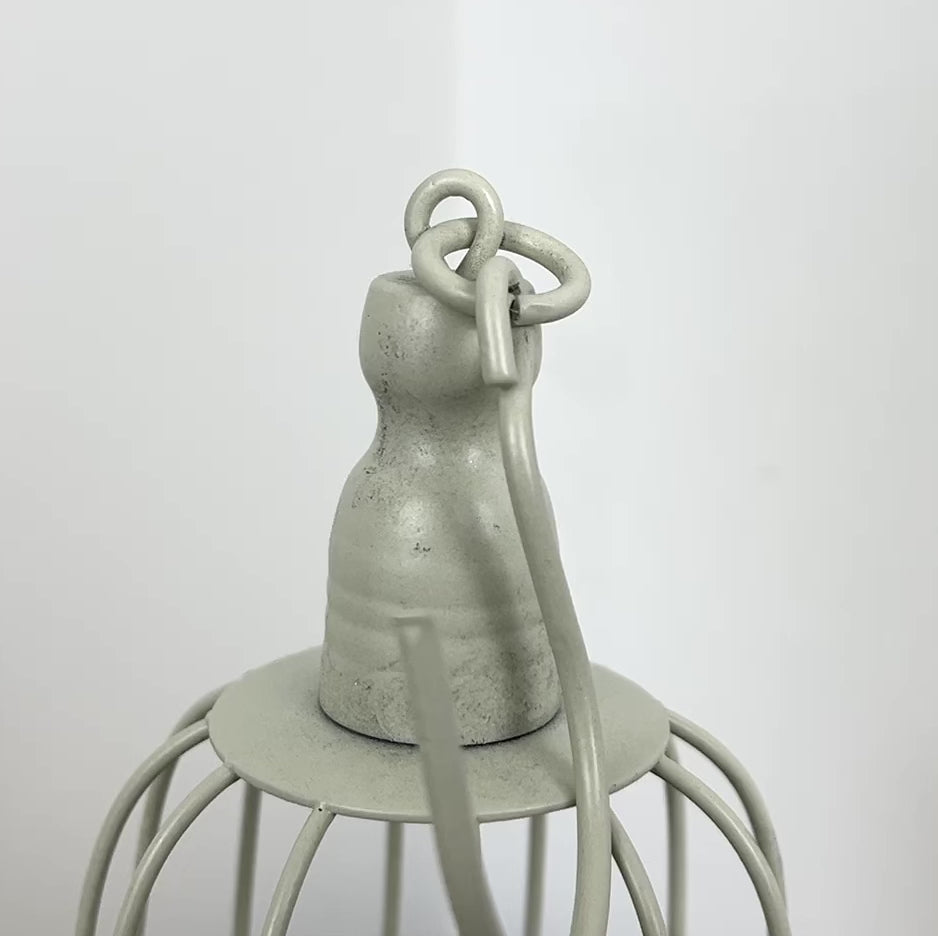 22cm x 28.5cm Decorative Bird Cage - Distressed