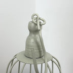 22cm x 28.5cm Decorative Bird Cage - Distressed