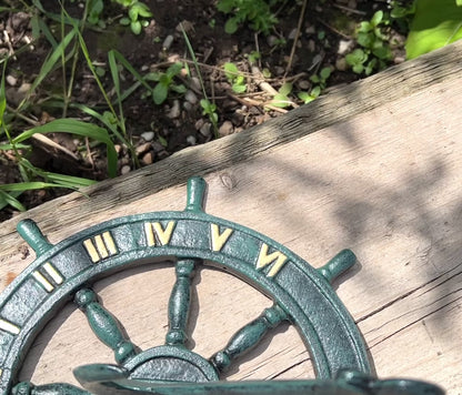 Nautical Ships Wheel Anchor Sundial