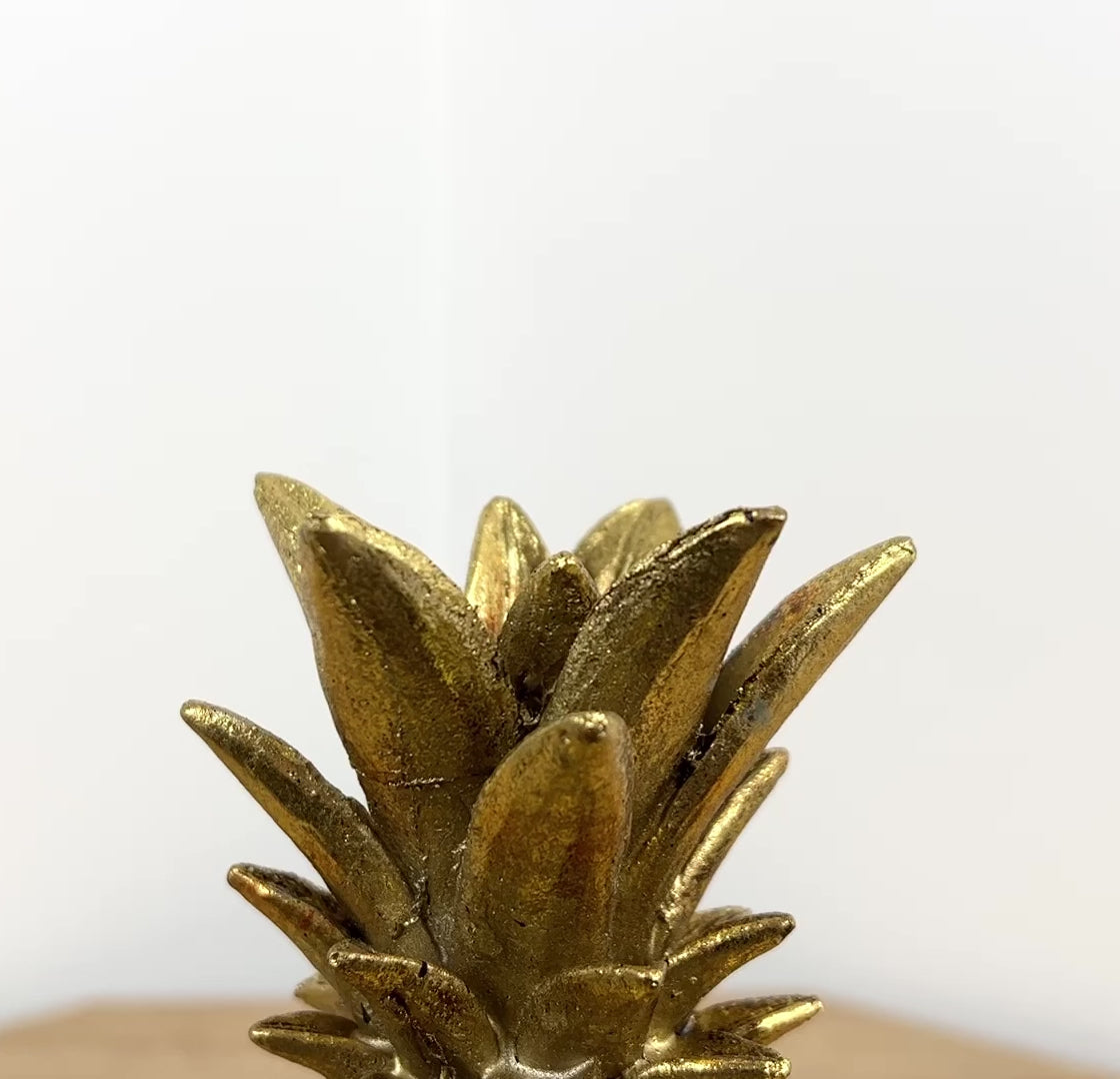 GoldPineappleOrnamentTrinketPot-Video