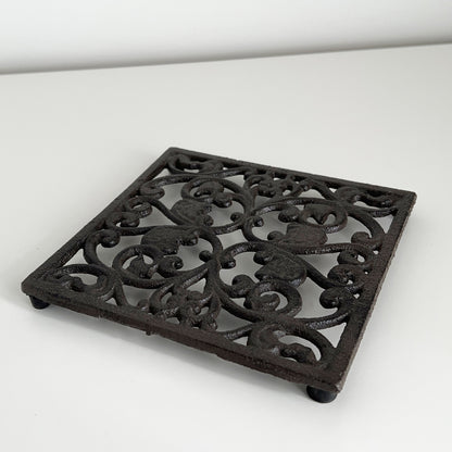 Square Cast Iron Trivet