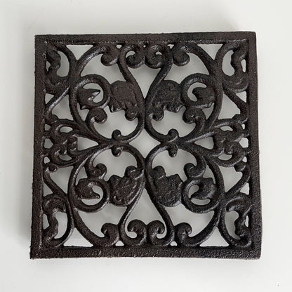 Square Cast Iron Trivet