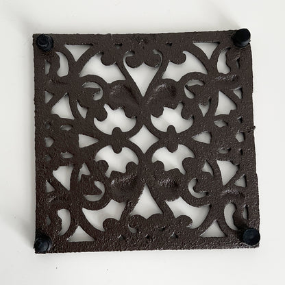 Square Cast Iron Trivet