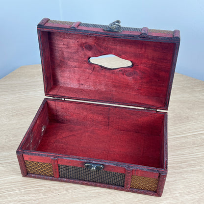 Vintage Trunk Style Tissue Box Cover