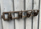 Dog Tail Storage Hooks - Cast Iron